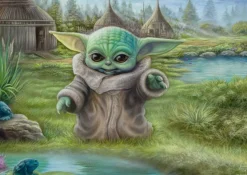 Schmidt De Mandalorian - Babyjoda - Thomas Kinkade - puzzel van 1000 stukjes