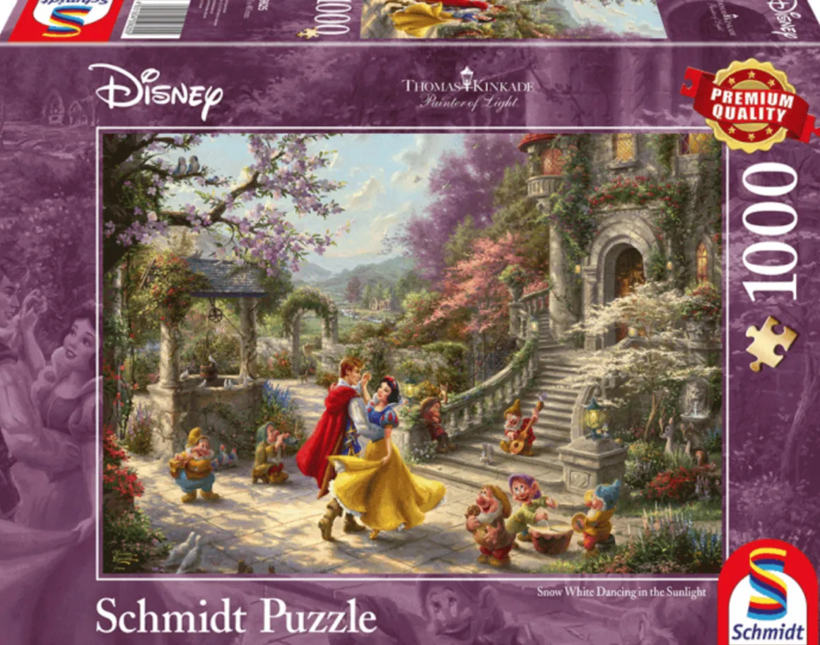 Schmidt Sneeuwwitje - Thomas Kinkade - puzzel van 1000 stukjes