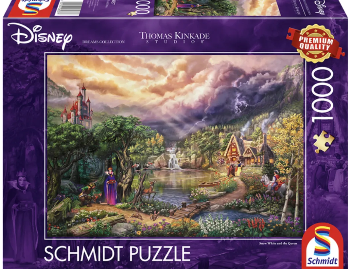 Schmidt Sneeuwwitje en de koningin - Thomas Kinkade - puzzel van 1000 stukjes