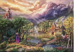 Schmidt Sneeuwwitje en de koningin - Thomas Kinkade - puzzel van 1000 stukjes