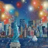 Schmidt Vuurwerk bij het Vrijheidsbeeld - 1000 stukjes