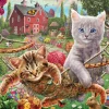 SUNSOUT Katten in de hangmat - legpuzzel van 300 XXL stukjes