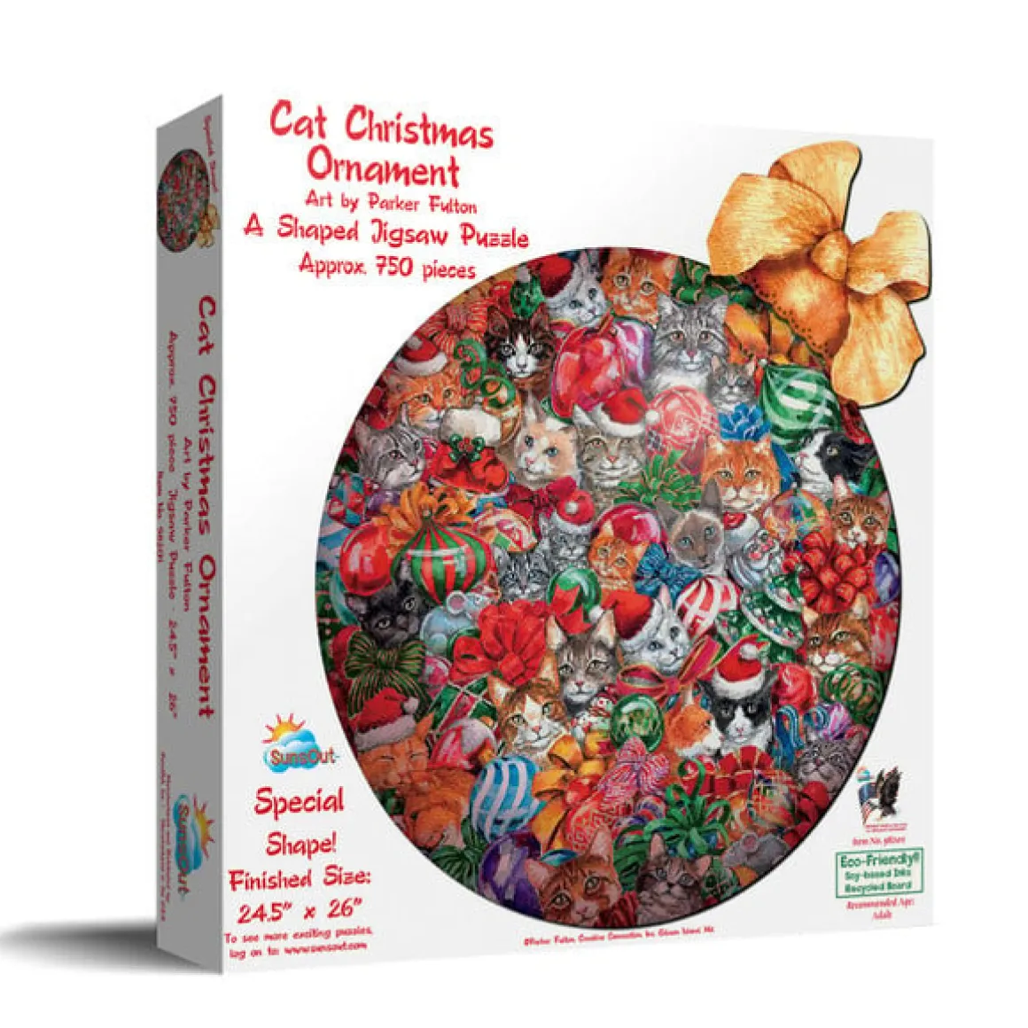 SUNSOUT Kerstversiering Katten - legpuzzel van 750 stukjes
