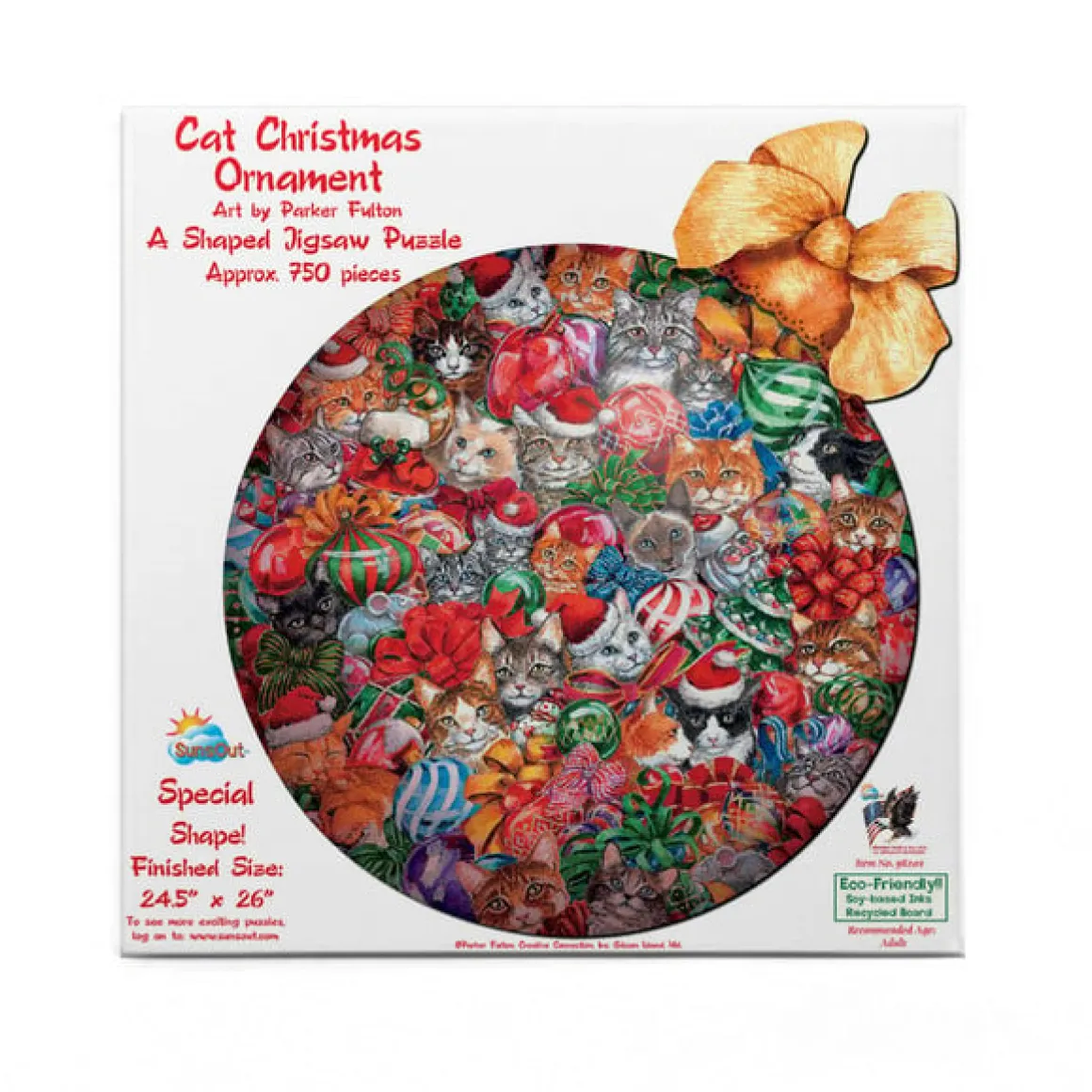 SUNSOUT Kerstversiering Katten - legpuzzel van 750 stukjes