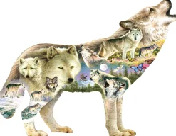 SUNSOUT Meadow Wolf - legpuzzel van 750 stukjes