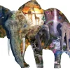 SUNSOUT Olifant bij de waterval - legpuzzel van 1000 stukjes