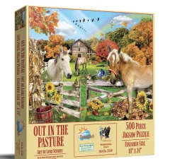 SUNSOUT Out in the Pasture - legpuzzel van 500 XXL stukjes