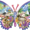 SUNSOUT Zomervlinder - legpuzzel van 1000 stukjes